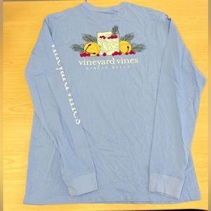 Vineyard Vines Christmas Women’s Long Sleeve Shirt Size Small